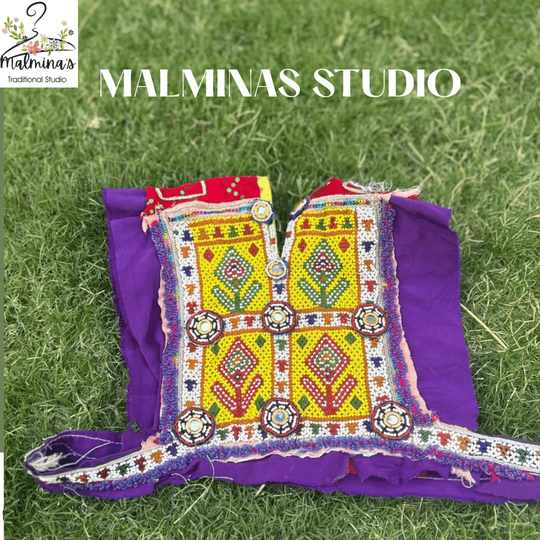 Embroidered Neck piece -Ethnic Statement Accessory